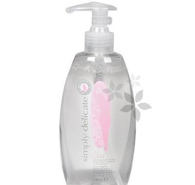 Zklidňující mycí roztok s vyváženým pH s heřmánkem a vilínem virginským Simply Delicate (Cool Feminine Wash) 300 ml, Zklidňující, mycí, roztok, vyváženým, pH, heřmánkem, vilínem, virginským, Simply, Delicate, Cool, Feminine, Wash, 300, ml